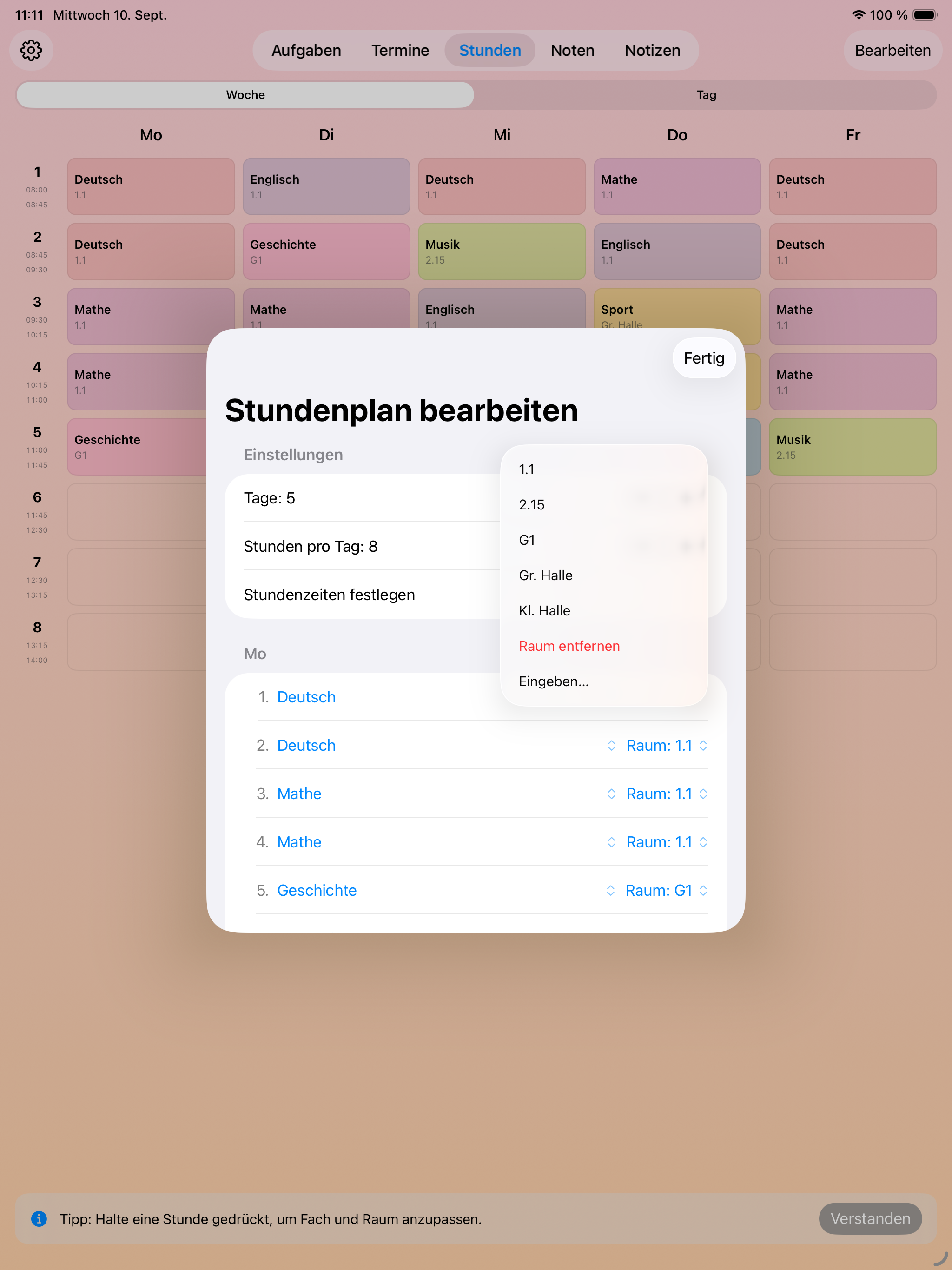 iPad App – Screenshot 5